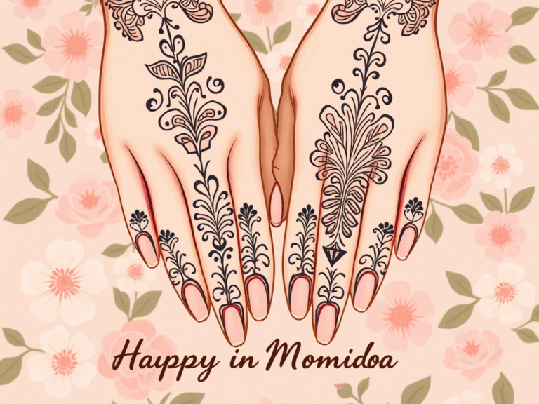 5 Henna-Inspired Nail Designs to Celebrate Mother’s Day
