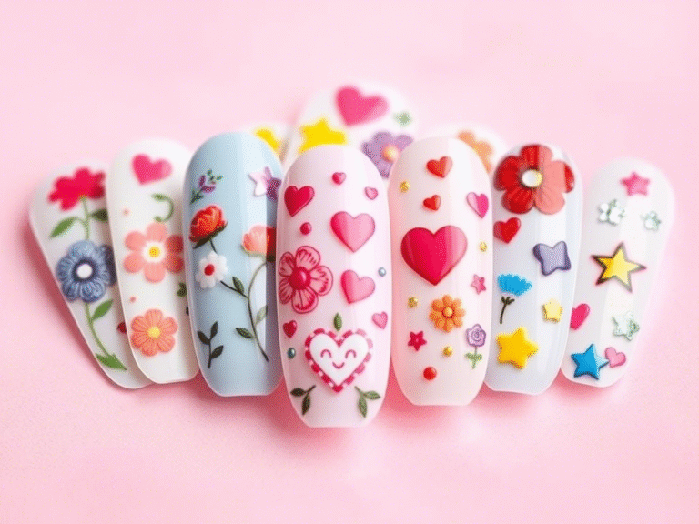 7 Simple Nail Stickers That Make Mom’s Day Special