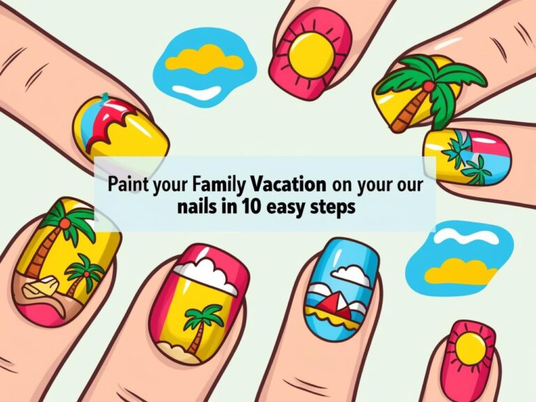 Paint Your Family Vacation on Your Nails in 10 Easy Steps