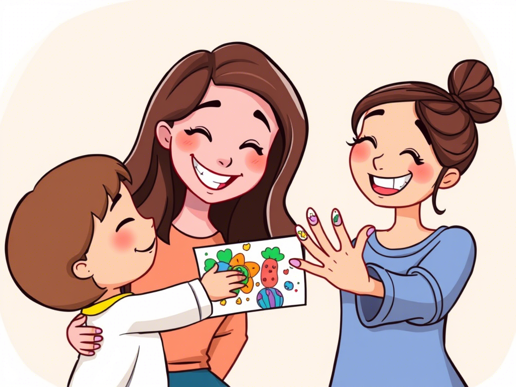 Use Childhood Drawings for Unique Mother’s Day Nails